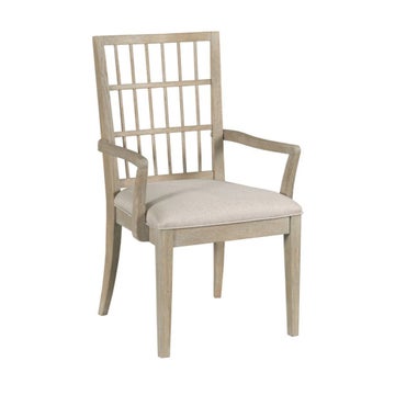Symmetry Fabric Arm Chair