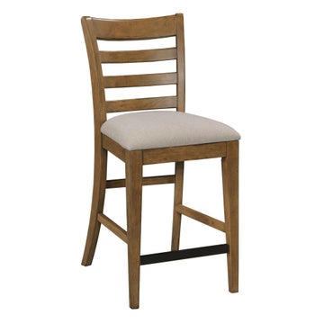 Kafe Tall Ladderback Chair, Latte