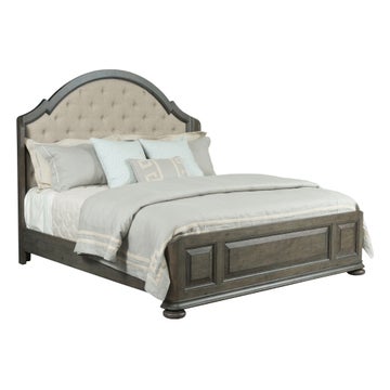 Greyson Radford Queen Uph Shelter Bed- Complete 