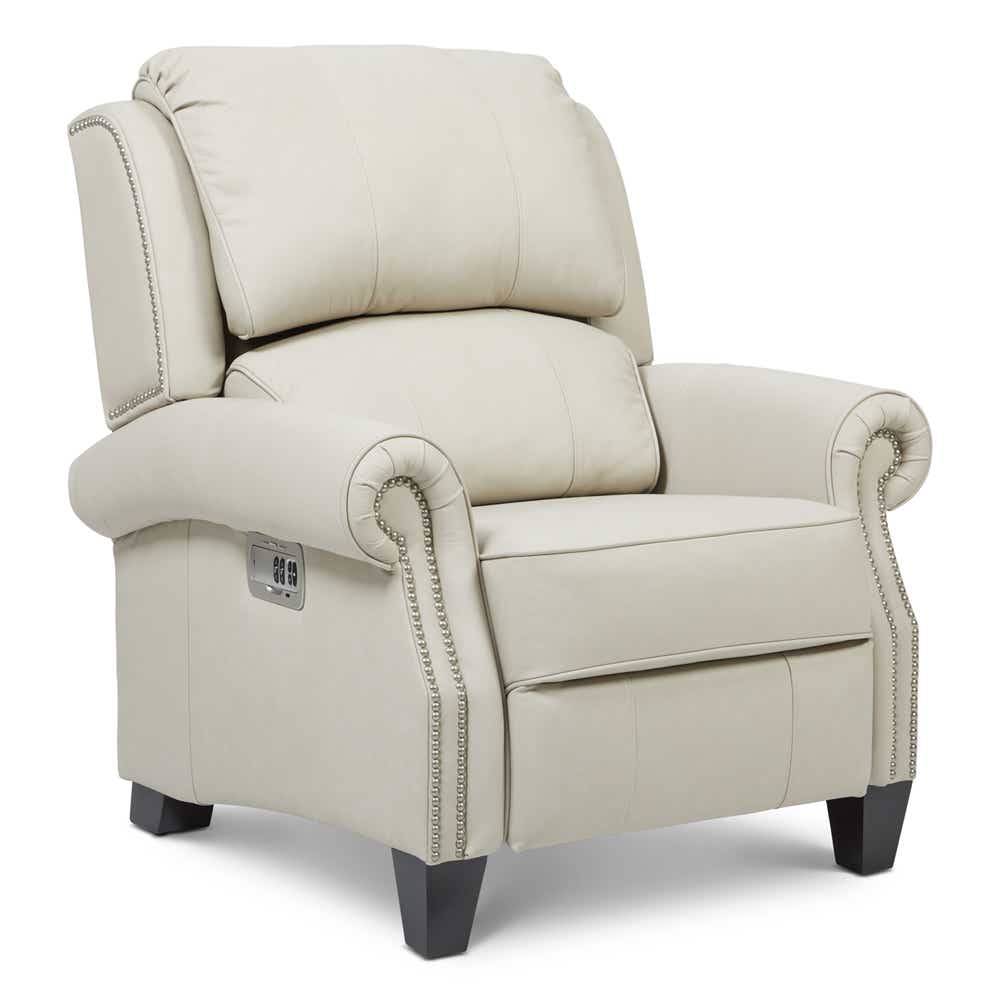 Carleton High Leg Power Recliner W Headrest La Z Boy