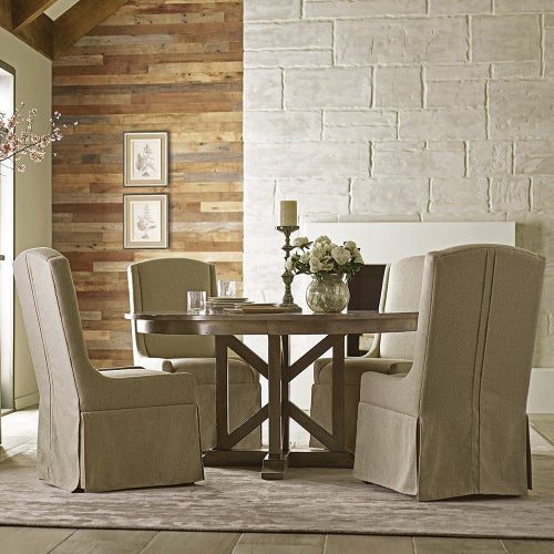 Mill House Barrier Slip Covered Dining Chair La Z Boy