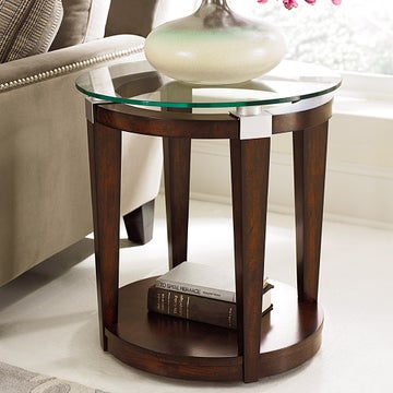 Solitaire Round Accent Table 