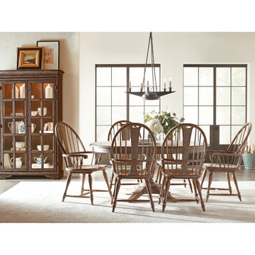 Weatherford Milford Round Heather Dining Table