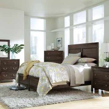 Montreat Borders Panel King Bed - Complete 