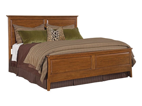 Cherry Park King Panel Bed