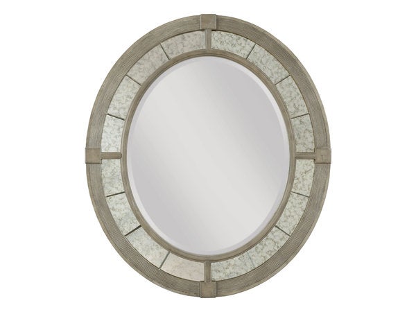 Miroir oval Savona Rococo