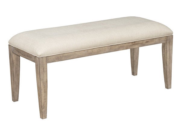 The Nook Heathered Oak Parsons Bench