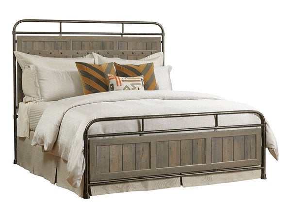 Mill House King Folsom Metal Bed