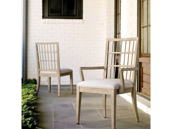 Symmetry Fabric Arm Chair