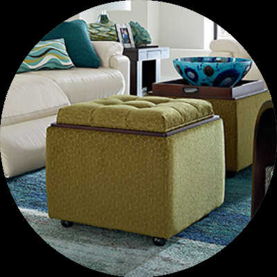 Click here to go to Storage Ottomans