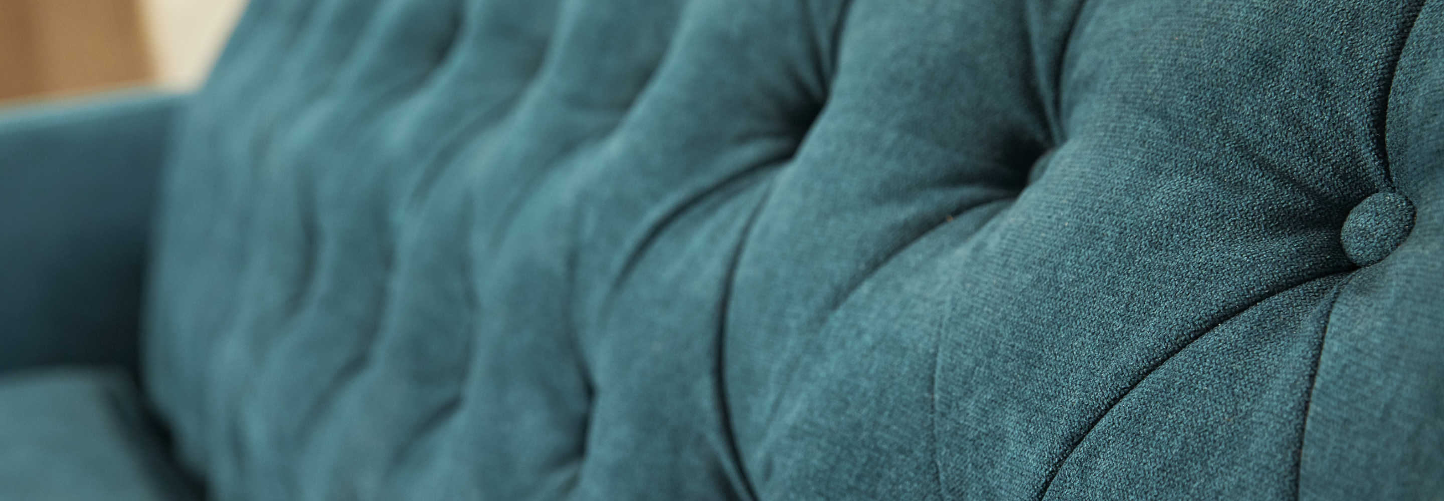 Closeup of sofa back