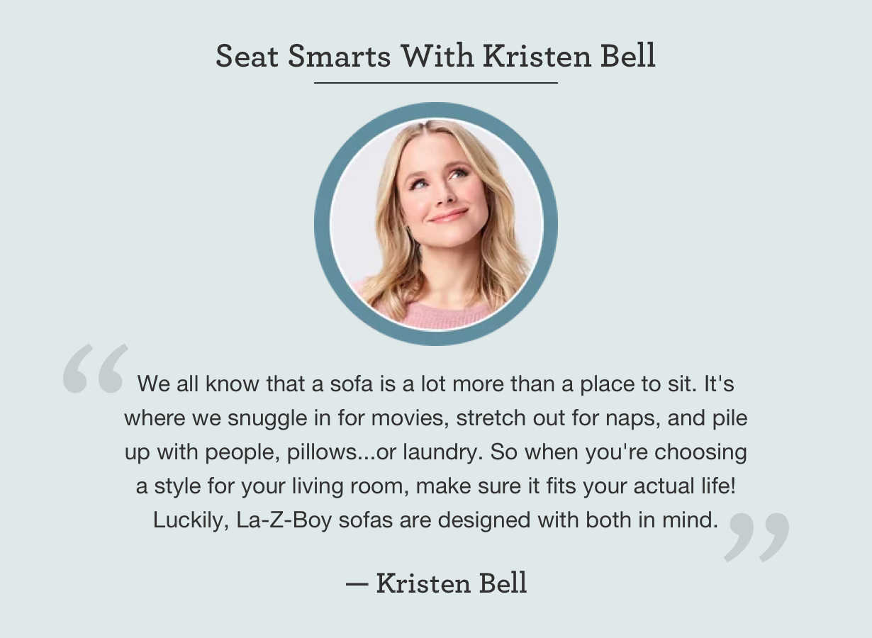 Seat smarts with Kristen Bell
