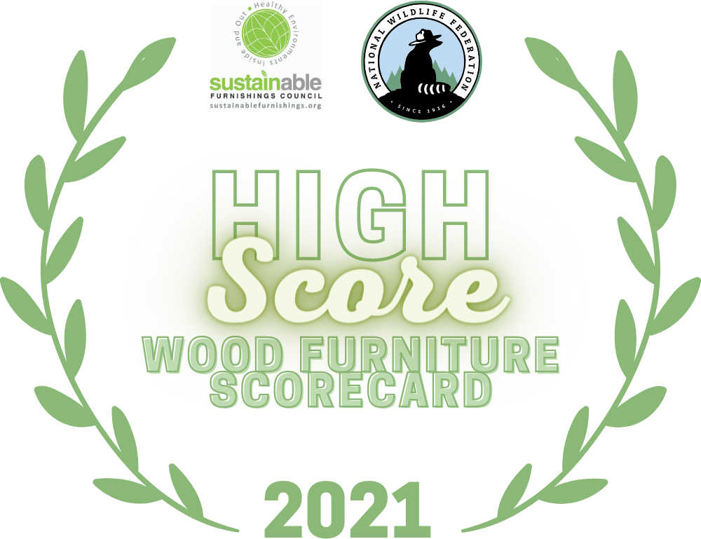 Sustainable Furnishings Council wood furniture high score 2021