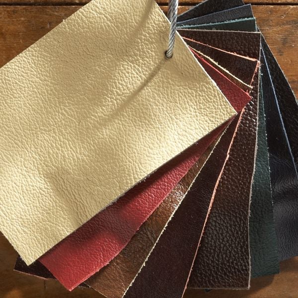 Swatches of leather covers