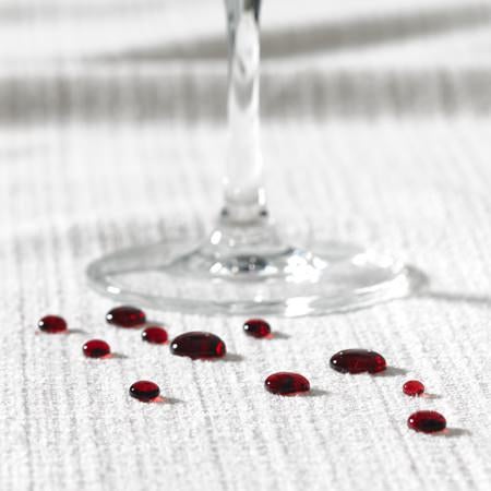 iClean™ fabric repelling drops of wine