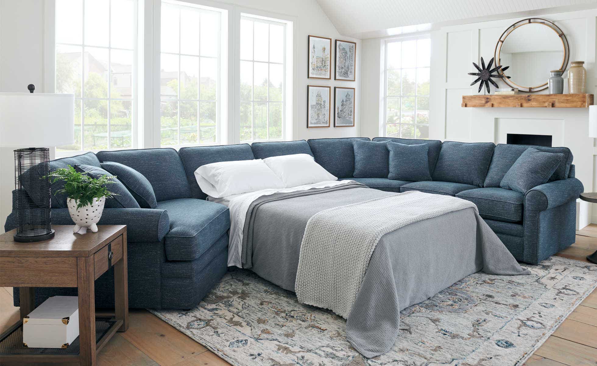 Best Sectional Sleeper Sofa With Storage Baci Living Room