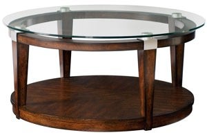 Solitaire Round Cocktail Table