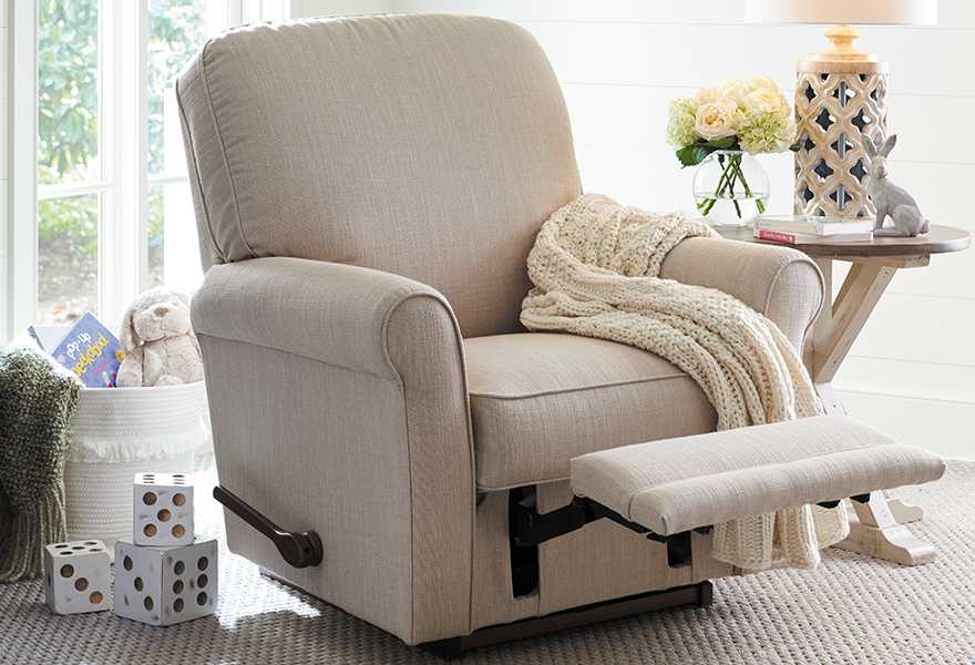Leather Rocking Chair Nursery Free, Leather Glider For Nursery