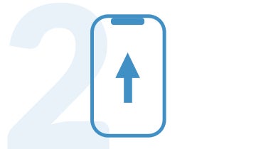 Phone upload icon