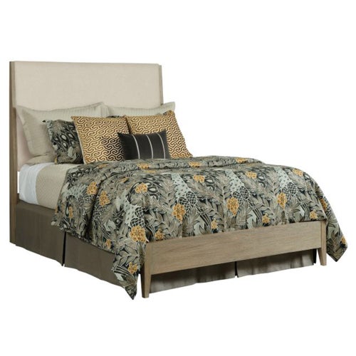 Symmetry Queen Incline Fabric with Low Footboard Bed - Quick View Image