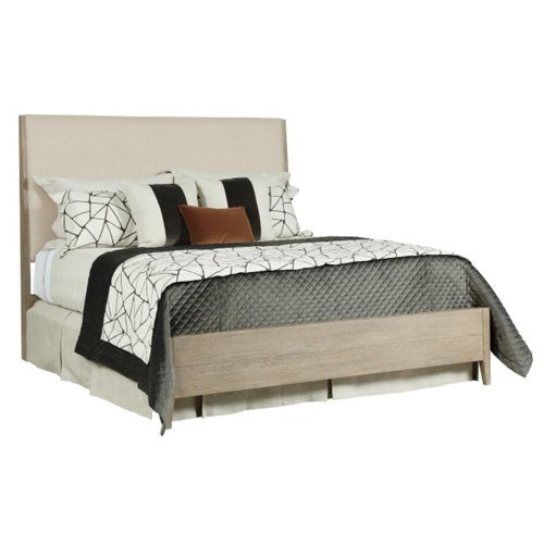 Symmetry Queen Incline Fabric with Medium Footboard Bed - Quick View Image