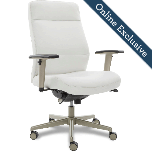 Baylor Executive Office Chair, White - Quick View Image