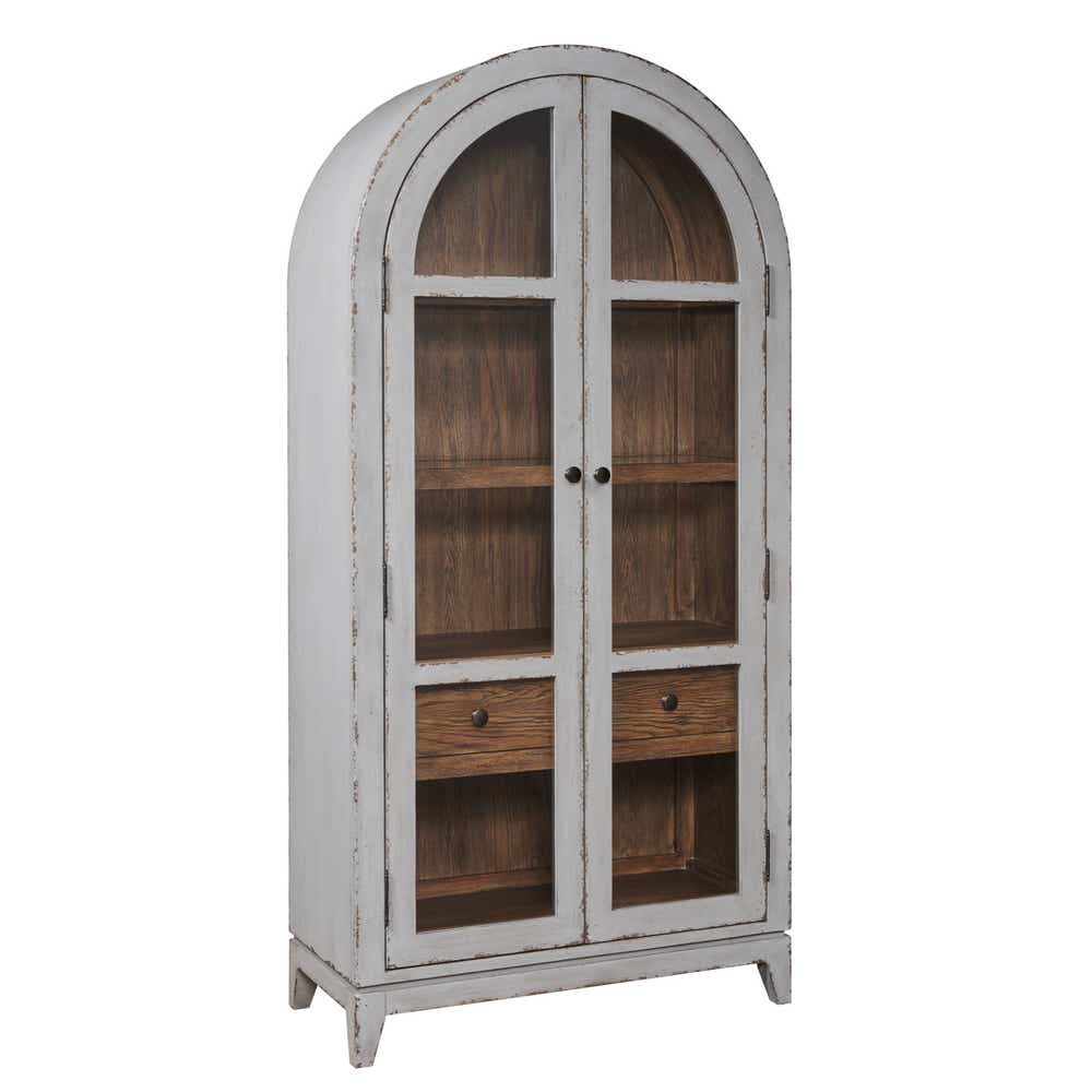 Hidden Treasures Arched Display Cabinet