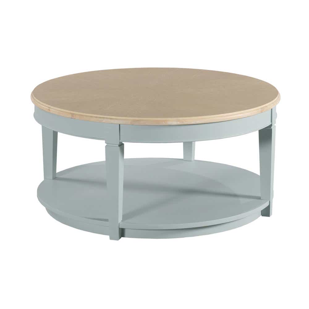 Liza Round Coffee Table Azul Blue