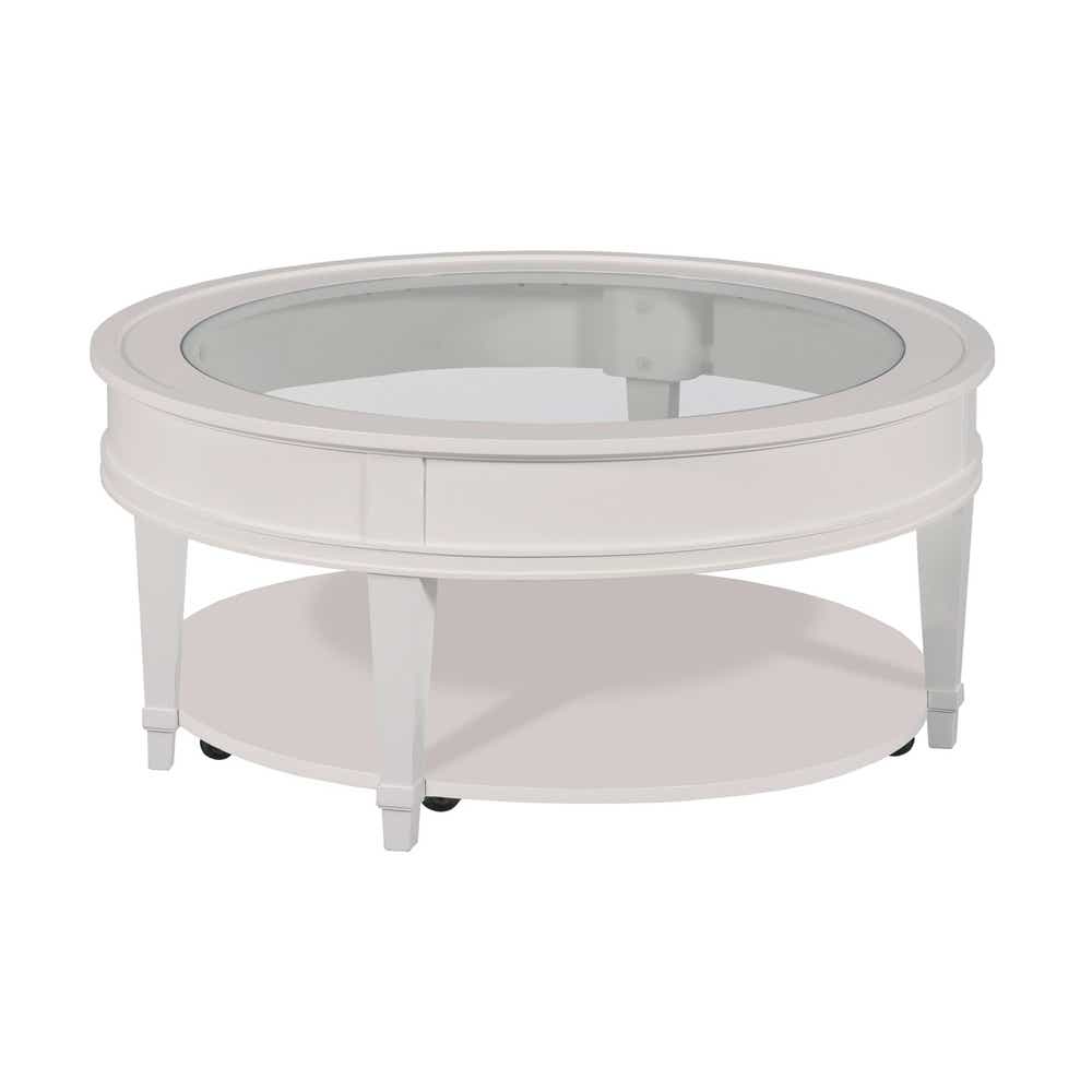 Structures Round Coffee Table Pure White
