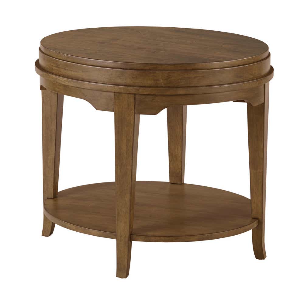 Nicolette Oval End Table Auburn