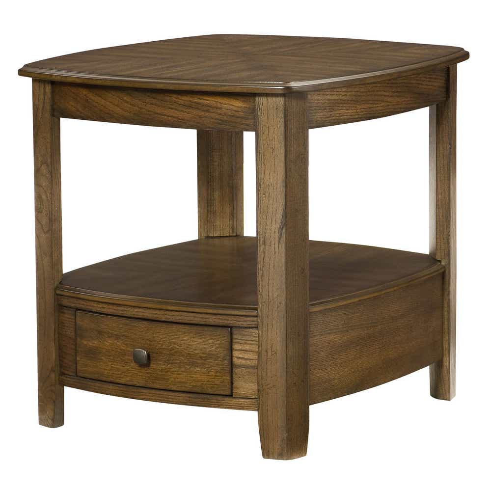 Primo Drawer End Table Graphite
