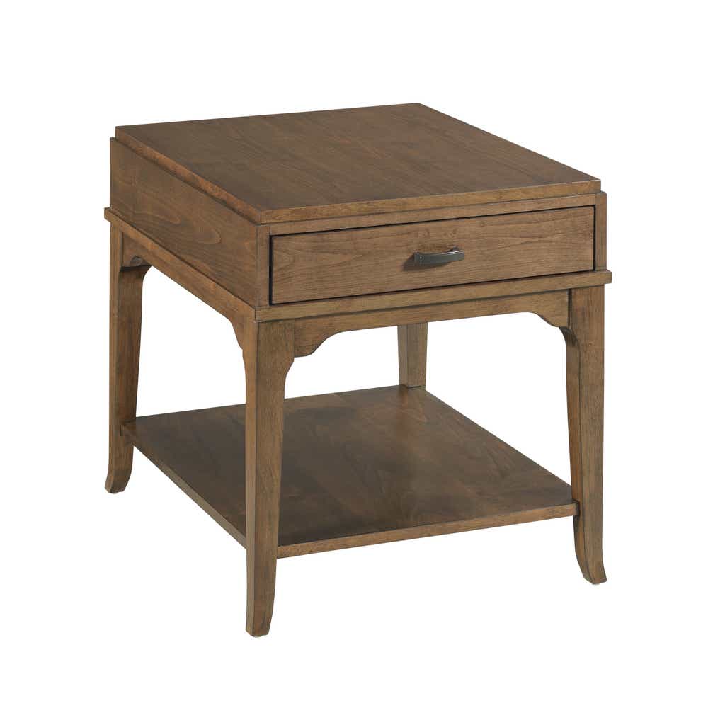 Nicolette Rectangular Drawer End Table Auburn