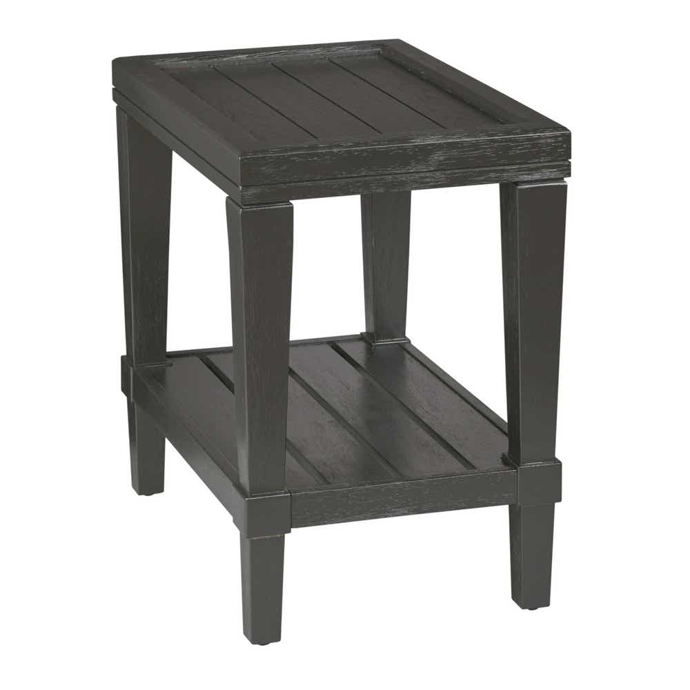 Oliver Rectangular Chairside Table Ebony
