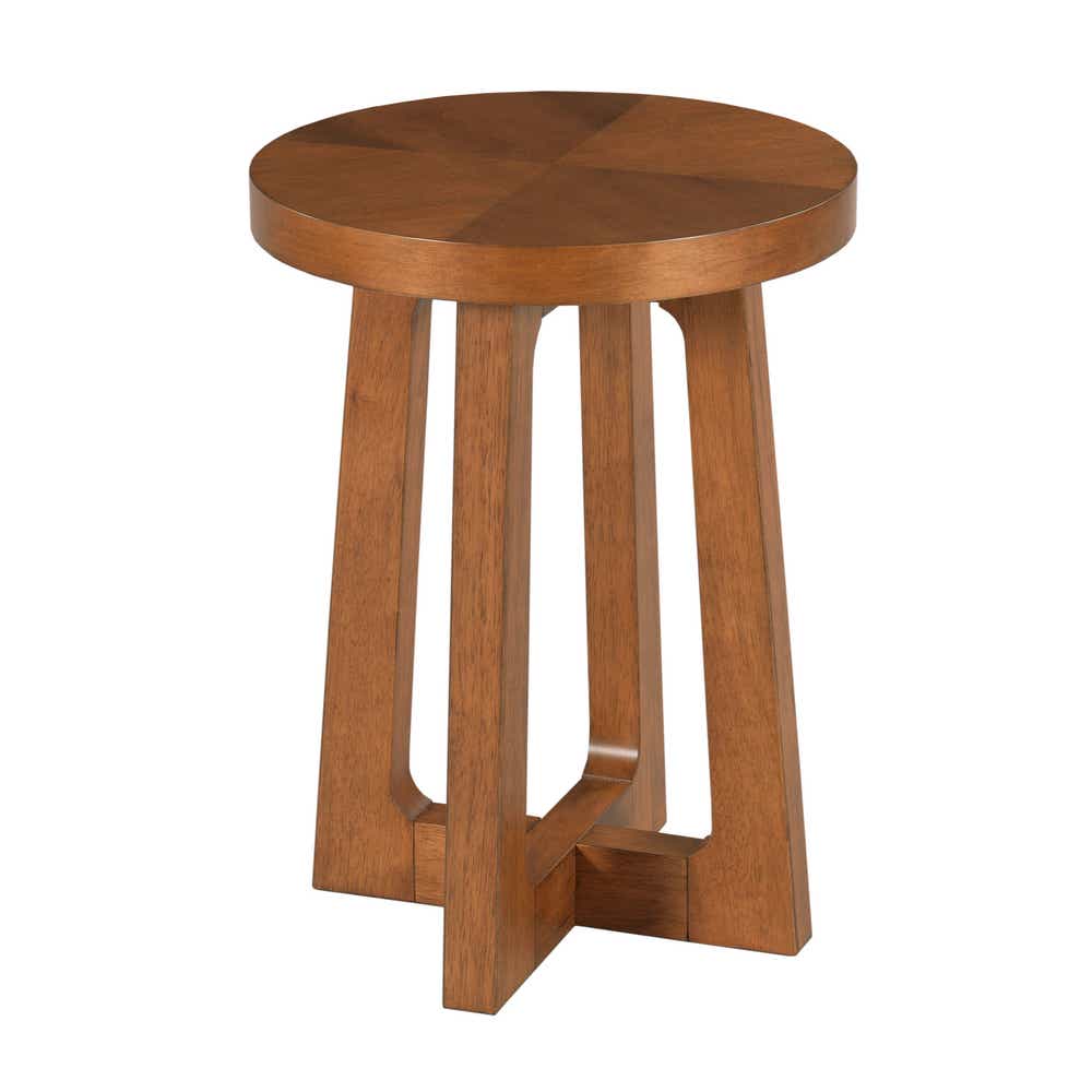 Archetype Round Accent Table Cinnamon