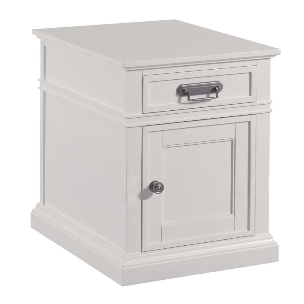Structures Chairside Table Pure White