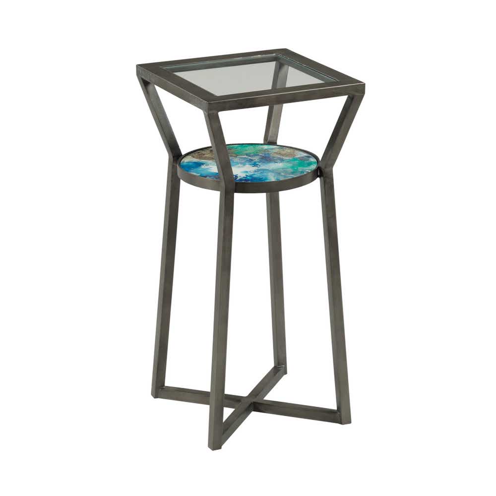 Hidden Treasures Carroll Square Accent Table
