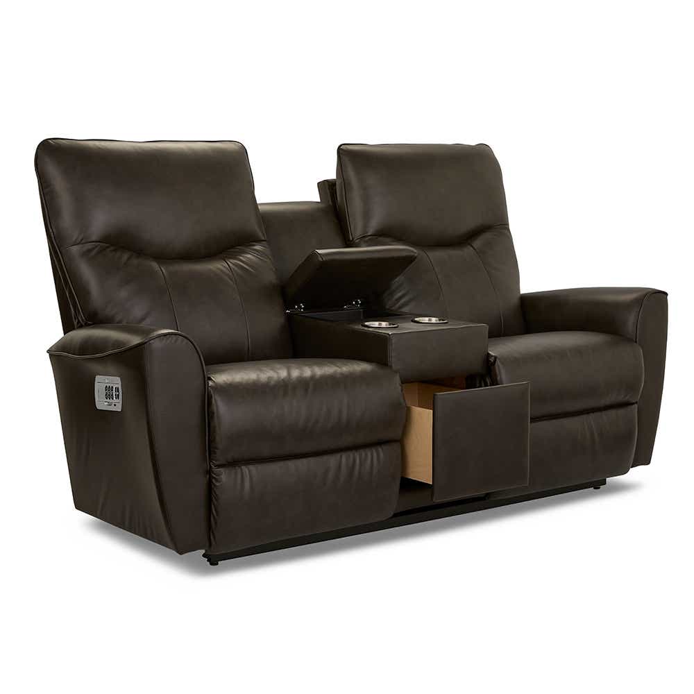 Belmont Power Wall Reclining Loveseat w/ Headrest & Console