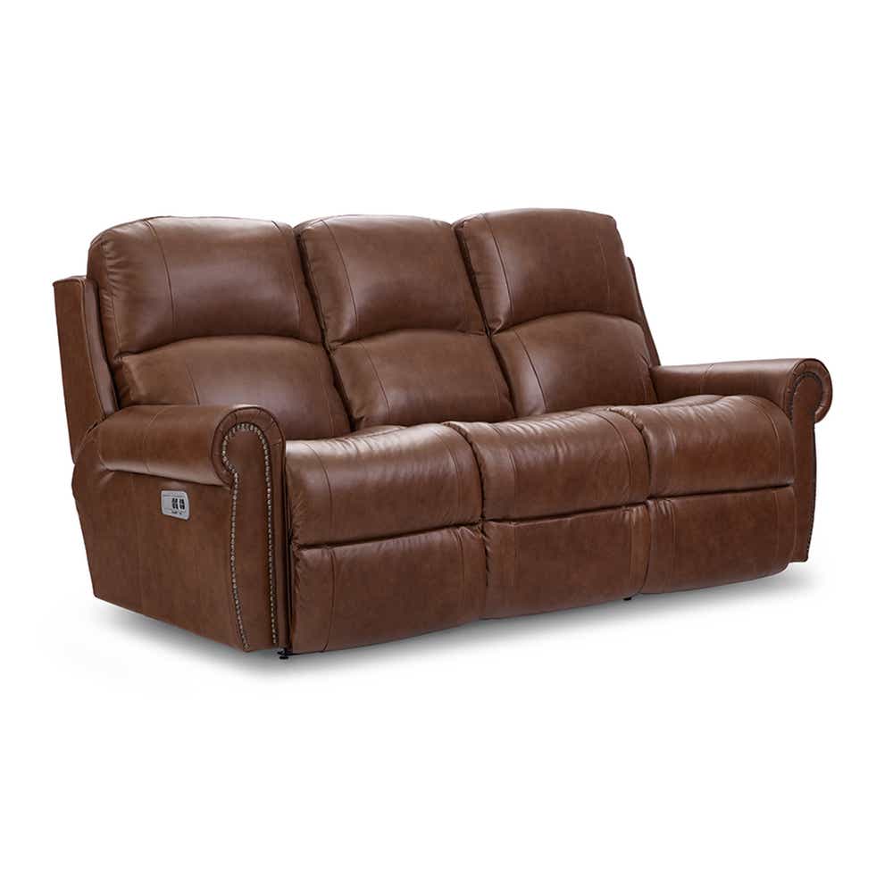 Dutton Power Reclining Sofa w/ Headrest & Folding Table