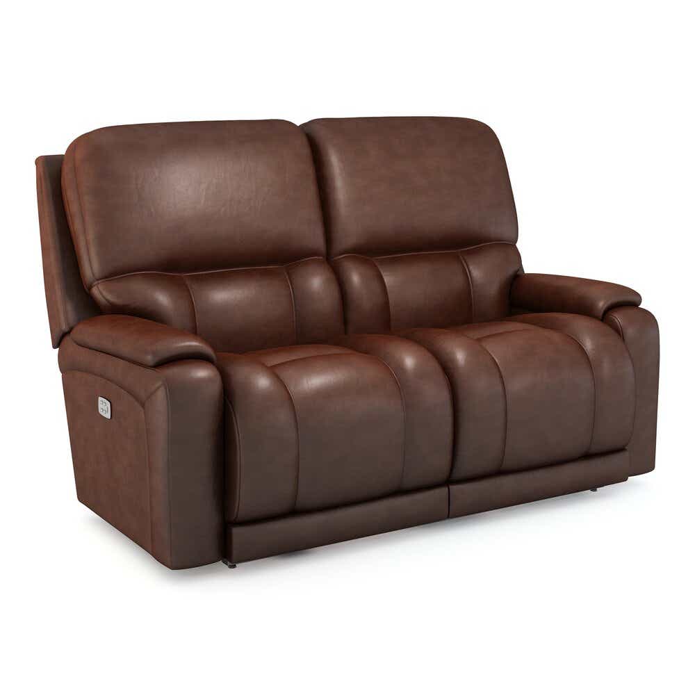 Greyson Power Reclining Loveseat w/ Headrest | La-Z-Boy