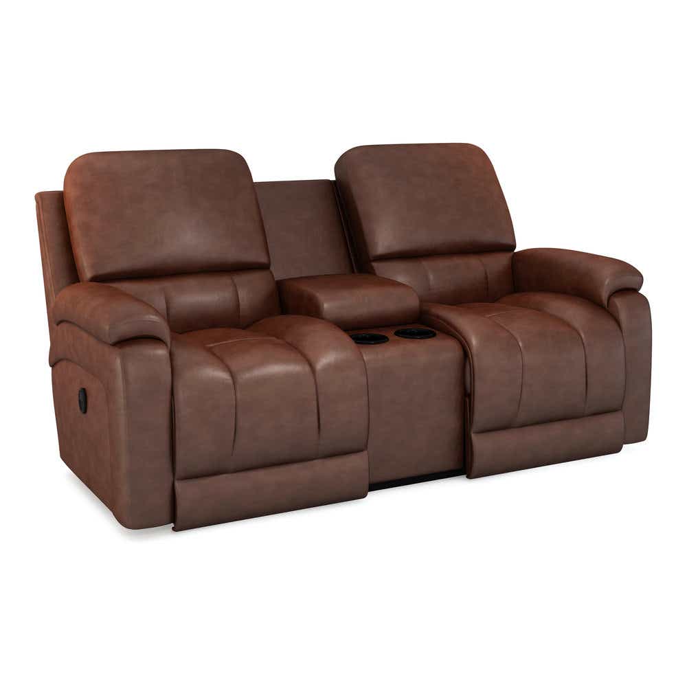 Greyson Reclining Loveseat w/ Console LaZBoy