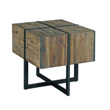 Modern Timber Accent End Table