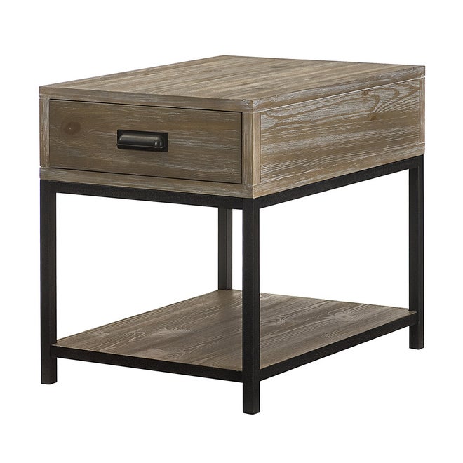 Parsons Rectangular End Table with Drawer