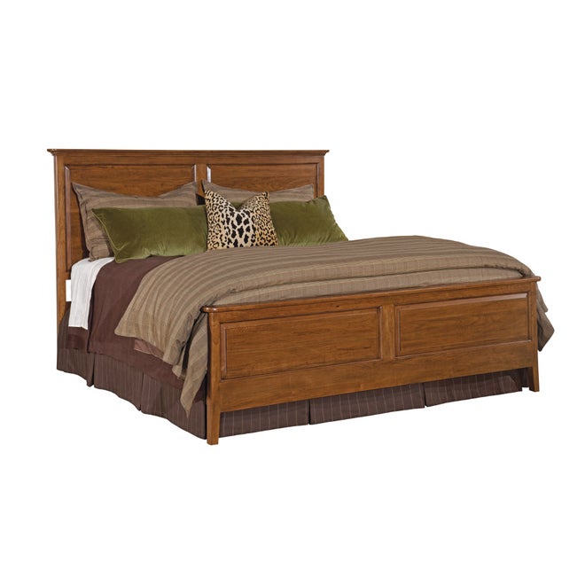 Cherry Park King Panel Bed