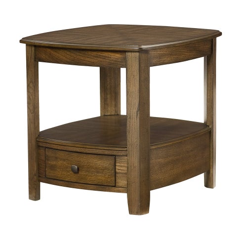 Primo Rectangular Drawer End Table - Quick View Image