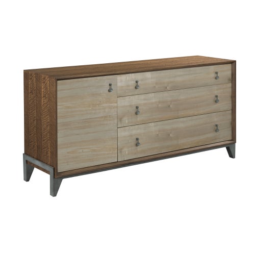 Modern Synergy Nouveau Maple Dresser, Modern Maple Dresser Chest Of Drawers Floor Cabinet