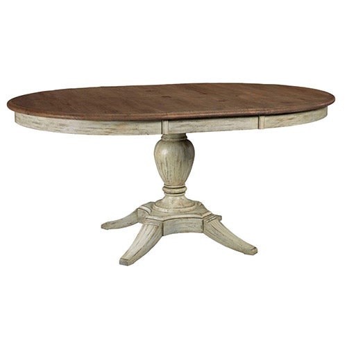 Weatherford Cornsilk Milford Round Dining Table - Quick View Image