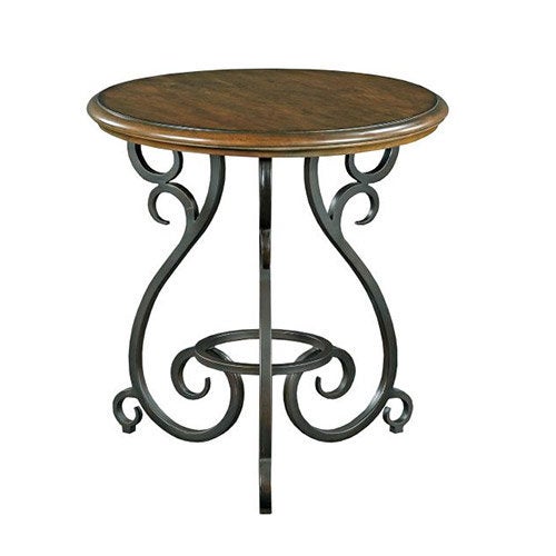 Portolone Accent Table with Metal Base - Quick View Image