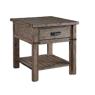 Foundry Drawer End Table