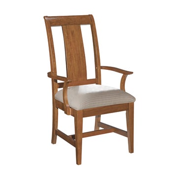 Cherry Park Arm Chair Upholstered Seat