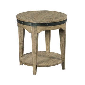 Plank Road Artisans Round End Table